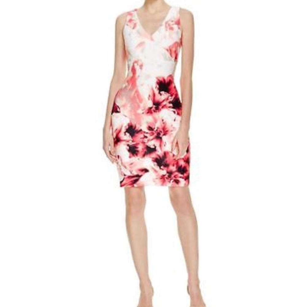 Calvin Klein Floral Scuba Dress- sold